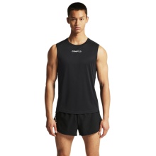 Craft Sport-Tank Rush 2.0 Singlet ärmellos (100% rec. Polyester) schwarz Herren