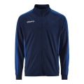 Craft Sport-Trainingsjacke Evolve 2.0 Contrast Full Zip (strapazierfähig, elastisch) navyblau/kobalt Herren