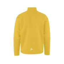 Craft Sport-Trainingsjacke Squad Go Full Zip (Seitentaschen mit Reißverschluss) gelb Kinder
