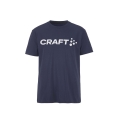 Craft Sport-Tshirt Community 2.0 Tee (Logo, Baumwolle-Mischung) navyblau Herren