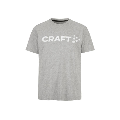 Craft Sport-Tshirt Community 2.0 Tee (Logo, Baumwolle-Mischung) grau Herren