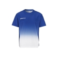 Craft Sport-Tshirt Evolve 2.0 Structured Graphic Jersey (elastisches Material) blau/weiss Kinder