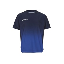Craft Sport-Tshirt Evolve 2.0 Structured Graphic Jersey (elastisches Material) navyblau/blau Kinder