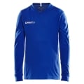 Craft Sport-Langarmshirt (Trikot) Squad Solid - hohe Elastizität, ergonomisches Design - kobaltblau Kinder