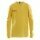 Craft Sport-Langarmshirt (Trikot) Squad Solid - hohe Elastizität, ergonomisches Design - gelb Kinder