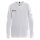 Craft Sport-Langarmshirt (Trikot) Squad Solid - hohe Elastizität, ergonomisches Design - weiss Kinder