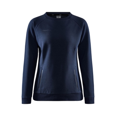 Craft Sweatshirt Core Soul Crew (komfortable Passform, Front-Reißverschluss) darknavy Damen
