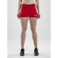 Craft Sport-Tight Squad Hotpants (funktionell Material, enganliegend) kurz rot Damen