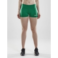 Craft Sport-Tight Squad Hotpants (funktionell Material, enganliegend) kurz grün Damen