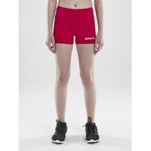 Craft Sport-Tight Squad Hotpants (funktionell Material, enganliegend) kurz rot Kinder