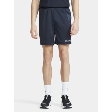 Craft Trainingshose Extend Shorts (100% rec. Polyester, ohne Seitentaschen) kurz navyblau Herren