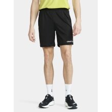 Craft Trainingshose Extend Shorts (100% rec. Polyester, ohne Seitentaschen) kurz schwarz Herren