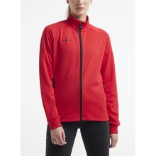 Craft Trainingsjacke ADV Unify (funktionelles Recyclingpolyester) rot Damen
