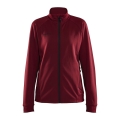 Craft Trainingsjacke ADV Unify (funktionelles Recyclingpolyester) bordeaux/rot Damen