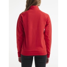 Craft Trainingsjacke Core Soul Full Zip (Front-Reißverschluss, weiches Material) rot Damen