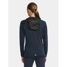 Craft Trainingsjacke Extend Full Zip (mit Reißverschlusstaschen, elastisches Material) navyblau Damen
