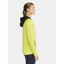 Craft Trainingsjacke Extend Full Zip (mit Reißverschlusstaschen, elastisches Material) gelb Damen