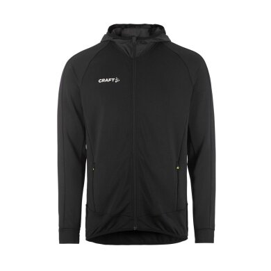 Craft Trainingsjacke Extend Full Zip (mit Reißverschlusstaschen, elastisches Material) schwarz Herren