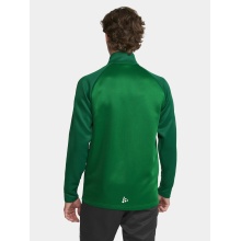 Craft Sport-Trainingsjacke Squad 2.0 Full Zip (mit Seitentaschen, elastisch Funktionsmaterial) grün Herren