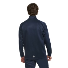 Craft Sport-Trainingsjacke Squad 2.0 Full Zip (mit Seitentaschen, elastisch Funktionsmaterial) navyblau Herren