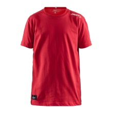 Craft Sport-Tshirt Community Mix (Baumwolle) rot Kinder