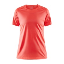 Craft Sport-Shirt Core Unify (funktionelles Recyclingpolyester) fluorot Damen