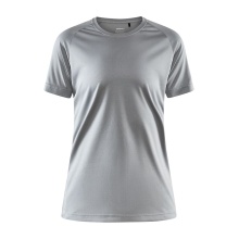 Craft Sport-Shirt Core Unify (funktionelles Recyclingpolyester) hellgrau Damen
