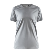 Craft Sport-Shirt Core Unify (funktionelles Recyclingpolyester) hellgrau Damen