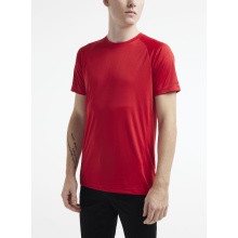 Craft Sport-Tshirt Core Unify (funktionelles Recyclingpolyester) rot Herren