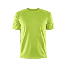 Craft Sport-Tshirt Core Unify (funktionelles Recyclingpolyester) limegrün Herren