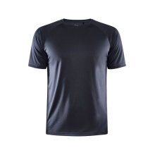 Craft Sport-Tshirt Core Unify (funktionelles Recyclingpolyester) dunkelgrau Herren