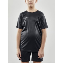 Craft Sport-Tshirt (Trikot) Evolve - leicht, funktionell - dunkelgrau Kinder