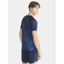 Craft Sport-Tshirt (Trikot) Premier Fade Jersey (rec. Polyester, V-Ausschnitt) navyblau Herren