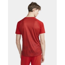 Craft Sport-Tshirt (Trikot) Premier Fade Jersey (rec. Polyester, V-Ausschnitt) rot Herren