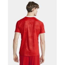 Craft Sport-Tshirt (Trikot) Premier Solid Jersey (rec. Polyester, hohe Elastizität) rot Herren