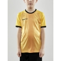 Craft Sport-Tshirt (Trikot) Progress 2.0 Graphic Jersey - leicht, funktionell und Stretchmaterial gelb Kinder