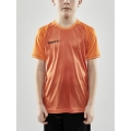 Craft Sport-Tshirt (Trikot) Progress 2.0 Graphic Jersey - leicht, funktionell und Stretchmaterial orange Kinder