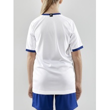 Craft Sport-Tshirt (Trikot) Progress 2.0 Graphic Jersey - leicht, funktionell und Stretchmaterial weiss/blau Kinder