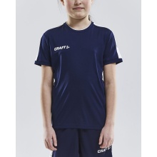 Craft Sport-Tshirt Progress Practise (100% Polyester) navyblau Kinder