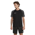 Craft Sport-Tshirt Squad 2.0 Contrast Jersey (hohe Elastizität, bequeme Passform) schwarz/grau Herren