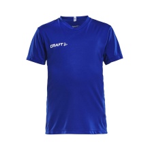 Craft Sport-Tshirt (Trikot) Squad Solid - lockere Schnitt, schnelltrocknend - kobaltblau Kinder