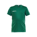 Craft Sport-Tshirt (Trikot) Squad Solid - lockere Schnitt, schnelltrocknend - grün Kinder