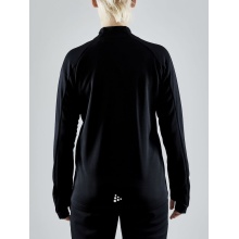 Craft Trainingsjacke Evolve Full Zip - strapazierfähige Mid-Layer-Jacke aus Stretchmaterial - schwarz Damen