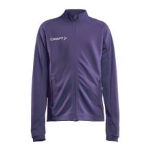 Craft Trainingsjacke Evolve Full Zip - strapazierfähige Mid-Layer-Jacke aus Stretchmaterial - violett Kinder