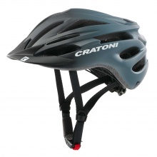 Cratoni Kinder-Fahrradhelm Pacer Junior matt schwarz/grau