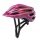 Cratoni Fahrradhelm Pacer (Reflektoren, Kinnpolster, abnehmbares Visier, 230g, matt) pink/gelb