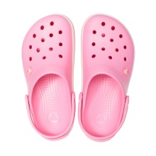 Crocs Crocband Clog pink/weiss Sandale Herren/Damen