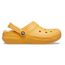 Crocs Classic Lined Clog orange Sandale Sandale/Hausschuhe