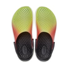 Crocs Sandale LiteRide Clog Color Dip gelb/rot Herren/Damen