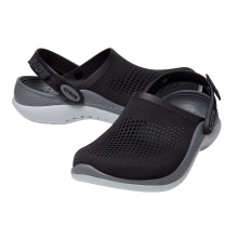 Crocs Sandale LiteRide 360 Clog 2022 (superweich, bequem, leicht) schwarz/grau Herren/Damen